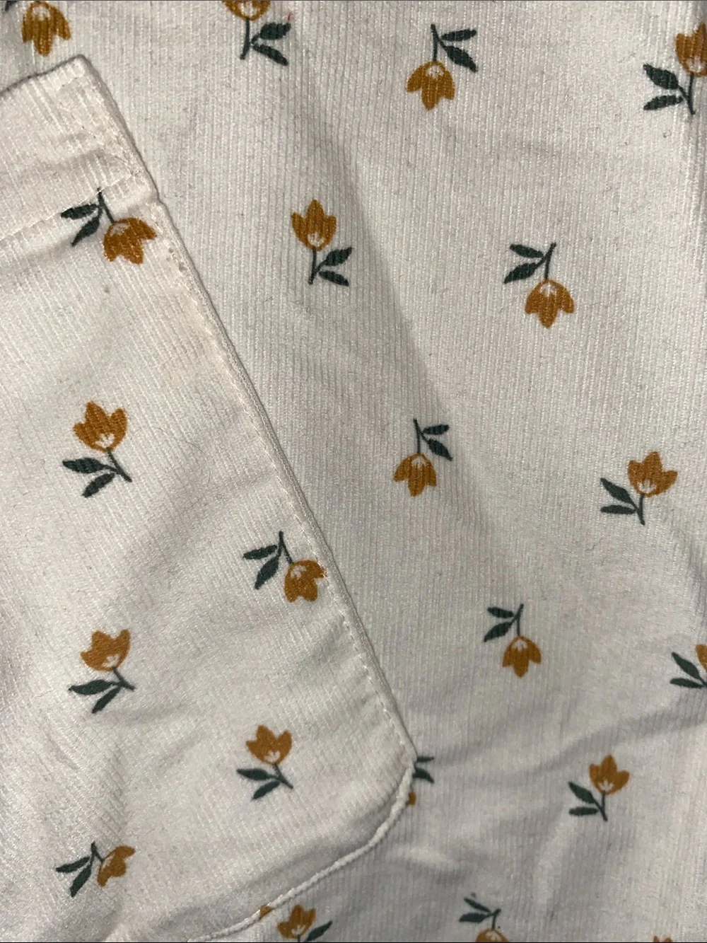 Carter's • Floral • Pinafore Dress • Mustard Top • Size 5T